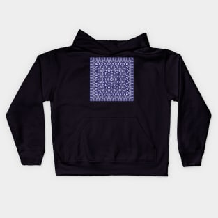 Arabic ornate square pattern Kids Hoodie